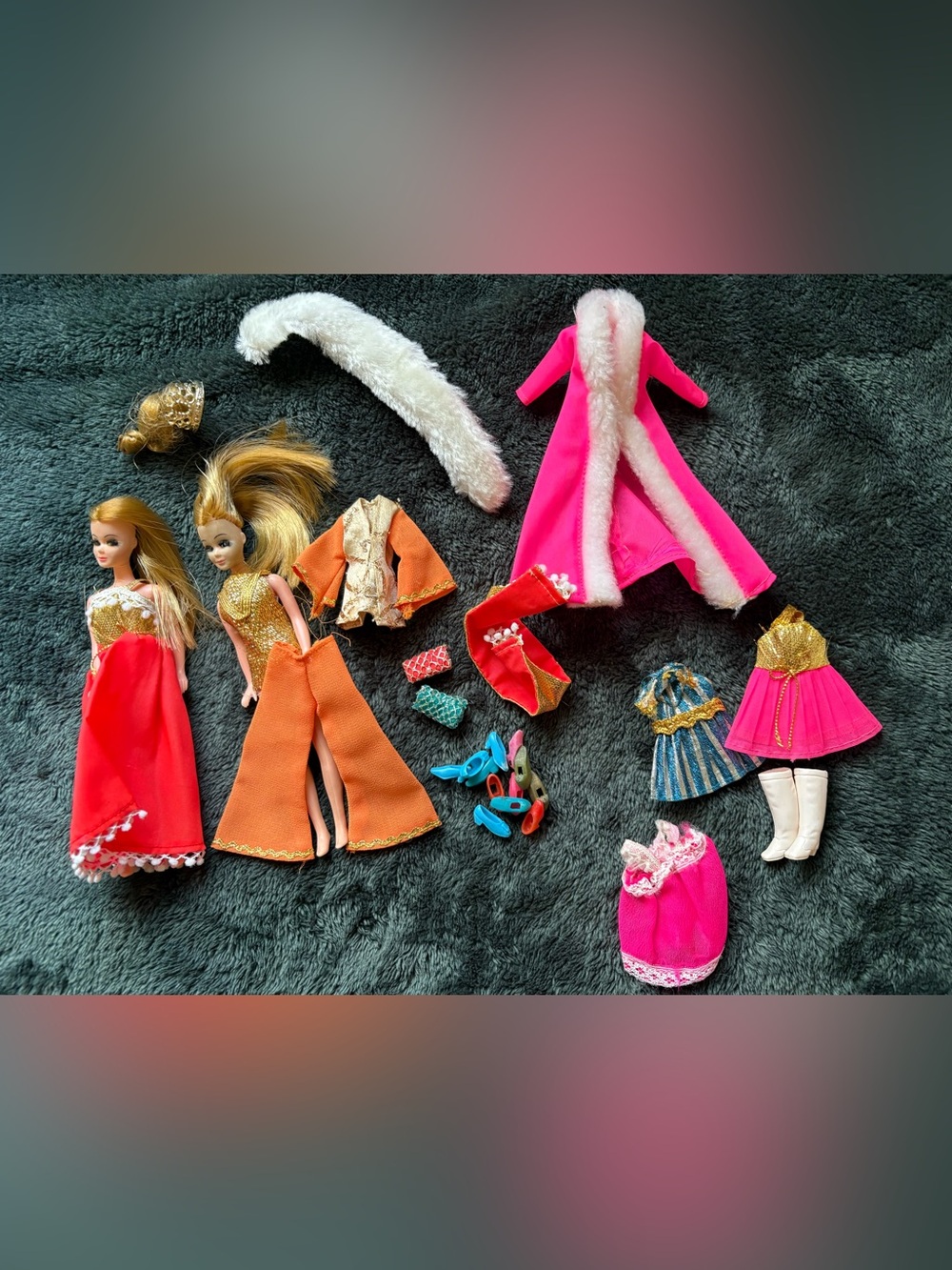 Topper Dawn Vintage Doll & Clothes/Shoes Etc Lot, Rare, Must see!
